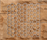 Wooden Honeycomb Background Shape - Cutout, Wall Art
