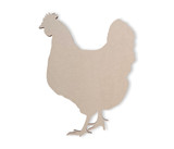 Wooden Chicken Hen Cutout - Wall Hanging