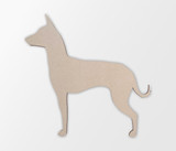 Wooden Xoloitzcuintli Dog Wall Art Silhouette Cutout