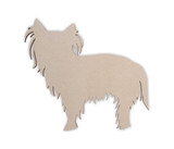 Wooden Yorkshire Terrier Dog Silhouette Cutout - Pet Lover Gift