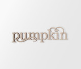 "Pumpkin" Word Cutout - Home Decor