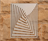 Wooden Twist Lattice Overlay - Cutout, Wall Art, Home Decor