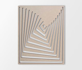 Wooden Twist Lattice Overlay - Cutout, Wall Art, Home Decor
