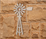 Wooden Windmill Cutout - Wall Art, Home Decor