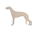 Wooden Dog Silhouette Cutout - Greyhound - Pet Lover Gift
