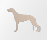 Wooden Dog Silhouette Cutout - Greyhound - Pet Lover Gift