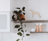 Wooden Dog Silhouette Cutout - Greyhound - Pet Lover Gift
