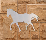 Metal Wall Art Metal Sign Horse Trotting - Cutout