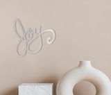Metal Wall Art - "Joy" Metal Words | Photo Wall Art, Christmas Decor