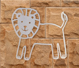 Metal Wall Art Cartoon Lion - Metal Cutout, Home Decor