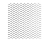 Honeycomb Pattern Metal Wall Art - Metal Home Decor