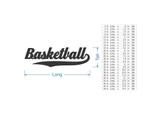 Metal Wall Art Word Cutout - "Basketball" | Wall Hanging