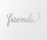 Metal Wall Art Word Cutout - "FRIENDS"