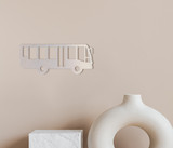 Metal City Bus Wall Art - Metal Cutout Boy's Room Decor
