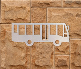 Metal City Bus Wall Art - Metal Cutout Boy's Room Decor