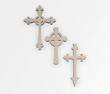 Wooden Cross Group - Cutout, Home Decor, Religious Decor