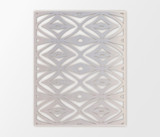 Metal Wall Art - Rug Pattern Metal Sign Cutout