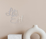 Metal Kitchen Sign - "Let's Eat" - Perfect for  Dining Area