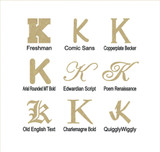Wooden Cake Topper Letter "K" - Perfect for Wedding and Birthday Cakes