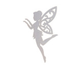Metal Wall Art Dancing Fairy Cutout - Home Decor