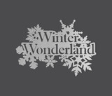 Winter Wonderland Metal Sign - Cutout, Wall Art, Home Decor