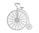 Metal Wall Art: Vintage Bicycle Metal Sign - Metal Cutout for Wall Art