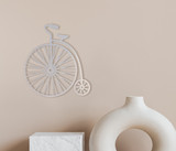 Metal Wall Art: Vintage Bicycle Metal Sign - Metal Cutout for Wall Art