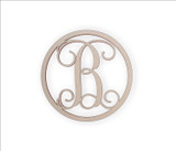 Wooden Monogram Letter 'B'Perfect for Crafts, DIY, Weddings