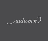 Metal Wall Art Word Cutout: 'Autumn'