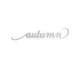 Metal Wall Art Word Cutout: 'Autumn'