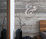 Metal Sign: Cursive Swirly Ampersand - Metal Cutout for Wall Art and Home Decor