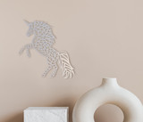 Metal Wall Art: Tribal Unicorn Metal Sign - Metal Cutout for Wall Art and Home Decor