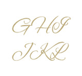 Unfinished Wooden Letters in ALEX BRUSH Font Style
