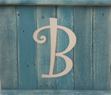 Nursery Wall Letter 'B': Unfinished Decorative Font for Crafts, DIY, Nursery, Kids Rooms, Weddings