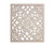 Floral Scroll Lattice Panel - Wooden Wall Art for Home Decor and Privacy Screens