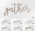 Gather Wood Sign - Rustic Wall Decor, Wooden Sign for Gatherings Gather Wood Sign - Rustic Wall Decor, Wooden Sign for Gatherings