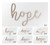 Wooden Connected Word "Hope" - Home Decor Wooden Connected Word "Hope" - Home Decor