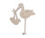 Wooden Stork Shape Cutout - Baby Shower Decor, Wall Art Wooden Stork Shape Cutout - Baby Shower Decor, Wall Art