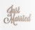 Just Married Wedding Decor Word Cutout - Cutout Wedding Gifts Just Married Wedding Decor Word Cutout - Cutout Wedding Gifts