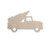 Wooden Christmas Tree Truck - Cutout, Wall Art Wooden Christmas Tree Truck - Cutout, Wall Art