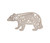 Wooden Tribal Bear Cutout - Wall Art, Home Decor