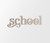 Back to School Wall Art "School" Word Cutout - Home Decor Back to School Wall Art "School" Word Cutout - Home Decor