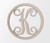 Wooden Monogram Letter "K" - Unfinished, Cursive Design Wooden Monogram Letter "K" - Unfinished, Cursive Design