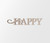 HAPPY" Wall Art Cutout - Perfect for Home Decor