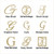 Wooden Wedding Cake Topper Letter 'G' Wooden Wedding Cake Topper Letter 'G'