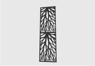 57.5 x 16 1/2 inch birch panel