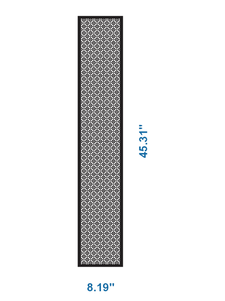 4 Panels 45- 5/16" T x 8-3/16" W