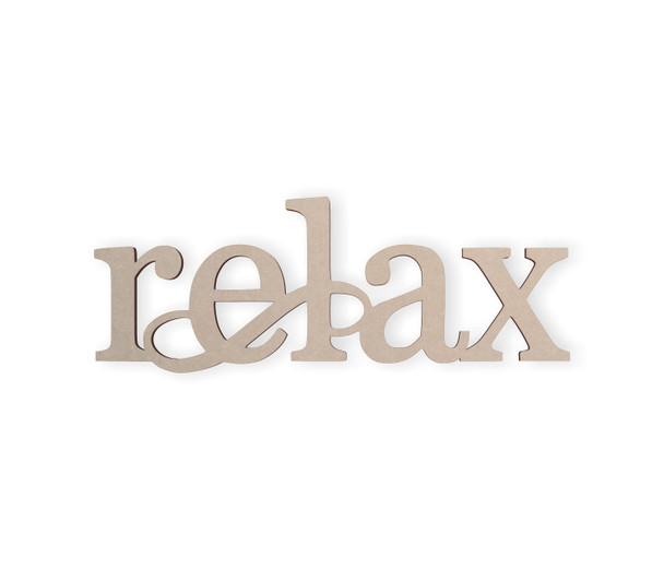 Relax Wall Decor Cutout: Unwind in Style