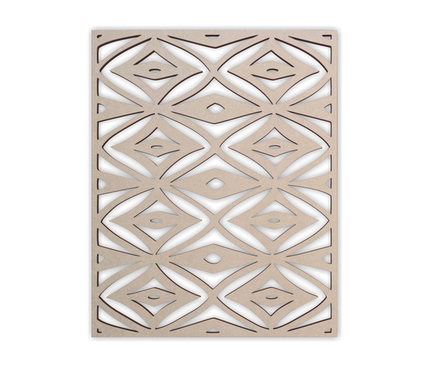 Rug Pattern Wooden Cutout: Stylish Wall Art & Decor