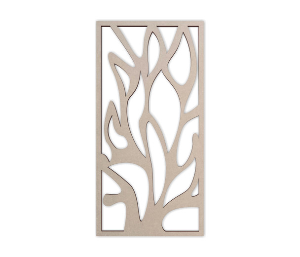 Wood Fire Pattern Lattice: Mandala Wall Art & More